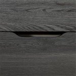South Shore Trinity Collection 5-Drawer Dresser, Gray Oak with Cutout Handles