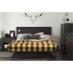 South Shore Trinity Collection 5-Drawer Dresser, Gray Oak with Cutout Handles