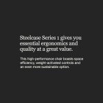 Steelcase Series 1 Office Chair - Ergonomic Work Chair with Wheels for Carpet - Helps Support Productivity - Weight-Activated Controls, Back Supports & Arm Support - Easy Assembly - Graphite