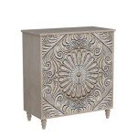 COSIEST Sideboard Storage Cabinet, Vintage MDF Accent Cabinet with Adjustable Shelf, 2 Door Buffet Table for Kitchen Dining Room Living Room Hallway, Grayish