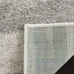 SAFAVIEH Adirondack Collection Area Rug - 9' x 12', Cream & Grey, Modern Wave Distressed Design, Non-Shedding & Easy Care, Ideal for High Traffic Areas in Living Room, Bedroom (ADR125C)