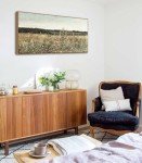 DJSYLIFE Framed Wall Art Decoration, Vintage Wildflower Field Canvas Wall Art, Classical Flowers Landscape Painting Prints, Farmhouse Cottagecore Living Room Decor, Modern Home Bedroom Decor 20"x40"
