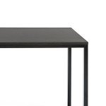 ZINUS Jennifer 55 Inch Black Frame Desk, Computer Workstation, Office Desk, Easy Assembly, Deep Espresso