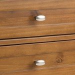 SIMPLIHOME Warm Shaker SOLID WOOD 24 inch Wide Transitional Bedside Nightstand Table in Light Golden Brown for the Living Room and Bedroom