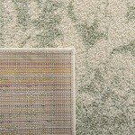 SAFAVIEH Adirondack Collection Area Rug - 8' x 10', Ivory & Sage, Oriental Distressed Design, Non-Shedding & Easy Care, Ideal for High Traffic Areas in Living Room, Bedroom (ADR109V)