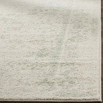 SAFAVIEH Adirondack Collection Area Rug - 8' x 10', Ivory & Sage, Oriental Distressed Design, Non-Shedding & Easy Care, Ideal for High Traffic Areas in Living Room, Bedroom (ADR109V)