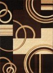 GLORY RUGS Area Rug Modern Soft Hand Carved Contemporary Floor Carpet with Premium Fluffy Texture for Indoor Living Dining Room and Bedroom Area (Brown, 5x7)