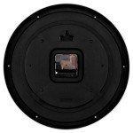 Foxtop Black Wall Clock Silent Non-Ticking 12 Inch Quartz Battery Operated Round Analog Wall Clock for Classroom School Office Living Room Bedroom Home