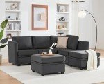 Weture Modular Sectional Sofa with Storage, U Shaped Sectional Couch for Living Room, Convertible Modular Sofa Couch with Ottomans, High Supportive & Soft Sponge, 6 Seat, Darkgrey