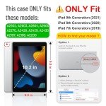 Fintie Rotating Case for iPad 9th Generation (2021) / 8th Generation (2020) / 7th Gen (2019) 10.2 Inch - 360 Degree Rotating Stand Cover with Pencil Holder, Auto Wake Sleep, Black Composition Book