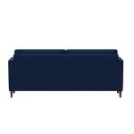 Studio Living® Lexington Sofa, Mid-Century Modern, Pocket Coil Comfort, Easy Assembly, Woven Fabric, Navy Blue