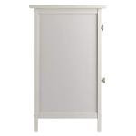 Winsome Eugene Accent Table, 18.90"W x 14.96"D x 25"H, White