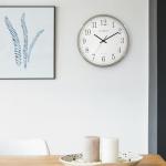 La Crosse Technology 12 Inch Atomic Analog Wall Clock, Aluminum (WT-3126B)
