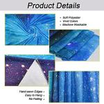 Lahasbja Galaxy Blue Starry Sky Tapestry, XL/70.8'' x 92.5'', Wall Art for Living Room, Dorm