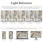 PureCozy Washable Brown Area Rug 6x9 Modern Abstract Living Room Large Carpet Bedroom Neutral Soft Throw Rug Low Pile Non Slip Indoor Contemporary Floor Cover for Dining Room Office