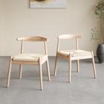 Soohow Dining Chairs Set of 2, Mid Century Modern Kitchen & Dining Room Chairs for Dining Room,Dining Table Chairs with Solid Wood Legs