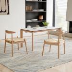 Soohow Dining Chairs Set of 2, Mid Century Modern Kitchen & Dining Room Chairs for Dining Room,Dining Table Chairs with Solid Wood Legs