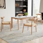 Soohow Dining Chairs Set of 2, Mid Century Modern Kitchen & Dining Room Chairs for Dining Room,Dining Table Chairs with Solid Wood Legs