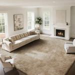 yongyangjuxin Fluffy Rug Shaggy Area Rug, Beige 8x10 Area Rugs for Living Room, Large Shag Area Rugs for Bedroom Kids Room Home Decor, Upgrade Anti-Skid Rectangular Fuzzy Rugs
