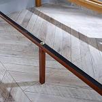 MUSEHOMEINC Solid Wood Platform Bed with Headboard for Bedroom,Wood Slat Support & No Box Spring Needed, Unique Style Design,King