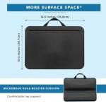 LAPGEAR Compact Lap Desk - Fits up to 15 Inch Laptops - Black - Style No. 43108
