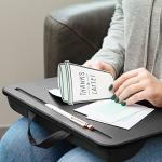 LAPGEAR Compact Lap Desk - Fits up to 15 Inch Laptops - Black - Style No. 43108