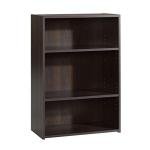 Sauder Beginnings 3-Shelf Bookcase, Bookshelf with Adjustable Storage Shelves, L: 24.57" x W: 11.50" x H: 35.28", Cinnamon Cherry