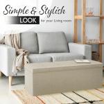 Lifetime Home 43" Folding Storage Ottoman for Living Room, Bedroom, TV Entertainment - Bedroom Bench with Hidden Storage, Foot Rest Stool - 660 Capacity & Holds up to 5.6 Cubic Feet of Storage