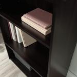 Sauder Beginnings 3-Shelf Bookcase, Bookshelf with Adjustable Storage Shelves, L: 24.57" x W: 11.50" x H: 35.28", Cinnamon Cherry