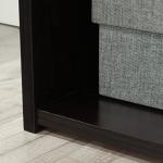 Sauder Beginnings 3-Shelf Bookcase, Bookshelf with Adjustable Storage Shelves, L: 24.57" x W: 11.50" x H: 35.28", Cinnamon Cherry