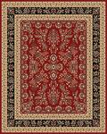 SAFAVIEH Lyndhurst Collection Area Rug - 9' x 12', Red & Black, Traditional Oriental Design, Non-Shedding & Easy Care, Ideal for High Traffic Areas in Living Room, Bedroom (LNH331B)