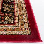 SAFAVIEH Lyndhurst Collection Area Rug - 9' x 12', Red & Black, Traditional Oriental Design, Non-Shedding & Easy Care, Ideal for High Traffic Areas in Living Room, Bedroom (LNH331B)