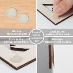 IARTTOP Boho Mid-century Modern Wood Wall Art 16x32 Inch Large Green Abstract Wood Wall Decor Mid Century Bohemian Artwork for Bedroom Living Room Office Kitchen Set of 3