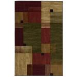 Mohawk Home Alliance Modern Geometric 6' x 9' Area Rug - Red - Perfect for Living Room, Dining Room, Office