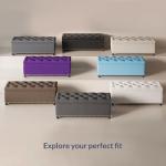 BELLEZE 47" Storage Ottoman, Storage Bench with Safety Close Hinge, Linen Button-Tufted Ottoman for Living Room, Entryway, Hallway, Foot Rest, Support 300lbs - Beige