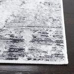 SAFAVIEH Area Rug 8x10 - Amelia Collection - Large - Grey & Ivory, Modern Design, Non-Shedding & Easy Cleaning, Ideal for Living Room, Bedroom, Office, Dining Space (ALA705G)