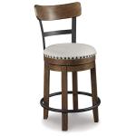 Brown Swivel Counter Height Bar Stool by Ashley