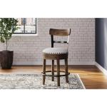 Brown Swivel Counter Height Bar Stool by Ashley