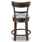 Brown Swivel Counter Height Bar Stool by Ashley