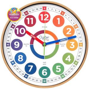 Kids Silent Learning Clock – Fun Time Teaching