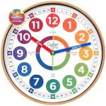 Kids Silent Learning Clock – Fun Time Teaching