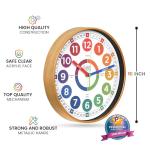 Kids Silent Learning Clock – Fun Time Teaching