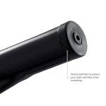 Stackable Bar Stool Chair Set of 4, Black