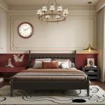 Vigorwise 12 Inch Wood Wall Clock, Retro Wooden Wall Clocks Battery Operated, Silent Wall Clock for Living Room Bedroom Housewarming Xmas New Year Present