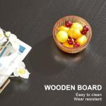 VECELO Wood Lift Top Coffee Table with Hidden Compartment and Storage Shelf for Living Room/Office Reception, Rising Tabletop, Black