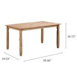 Rectangular Kitchen & Dining Table for 4-6