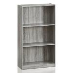Furinno 3-Tier Bookcase in French Oak Grey
