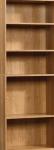 Sauder Beginnings 5-Shelf Bookcase, Bookshelf with Adjustable Storage Shelves, L: 24.57" x W: 11.50" x H: 71.18", Highland Oak