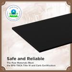 Rolanstar Coffee Table, Lift Top Coffee Table with Drawers and Hidden Compartment, Retro Central Table with Wooden Lift Tabletop, for Living Room, Black