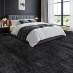 LIANLAM Washable Rug 8x10 Area Rugs for Living Room - Stain Resistant Non-Slip Backing Boho Rug for Bedroom,Durable & Ultra-Thin Vintage Large Area Rug(8x10,Black)